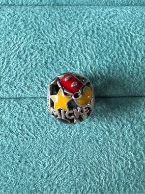 Pandora Mickey Mouse Red Yellow Enamel Charm